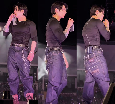 BTS'S JUNGKOOK WEARS VAIN DURING THE ARIRANG WORLD TOUR