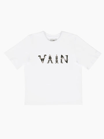 VAIN Nursery Letter T-shirt White