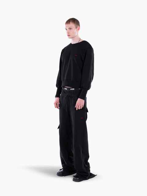 VAIN Cargo College Pants Black