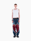 VAIN Heart Cut Out Jeans