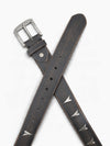 VAIN Heart Stud Belt Black