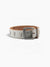 VAIN Heart Stud Belt White