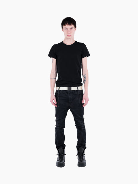 VAIN Nylon Belt Bone White