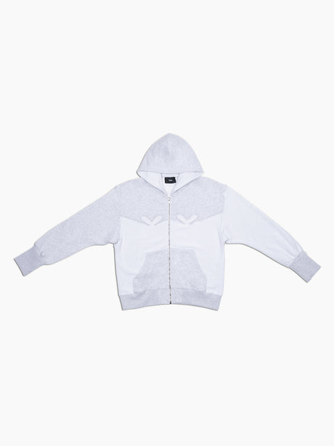 VAIN Distressed Hoodie Grey