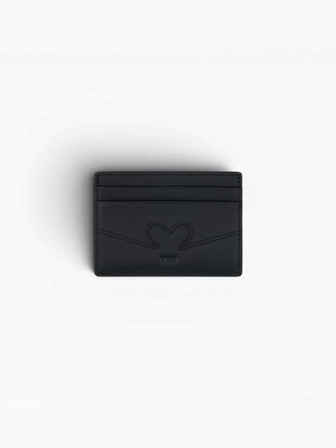 VAIN Heart Leather Card Holder