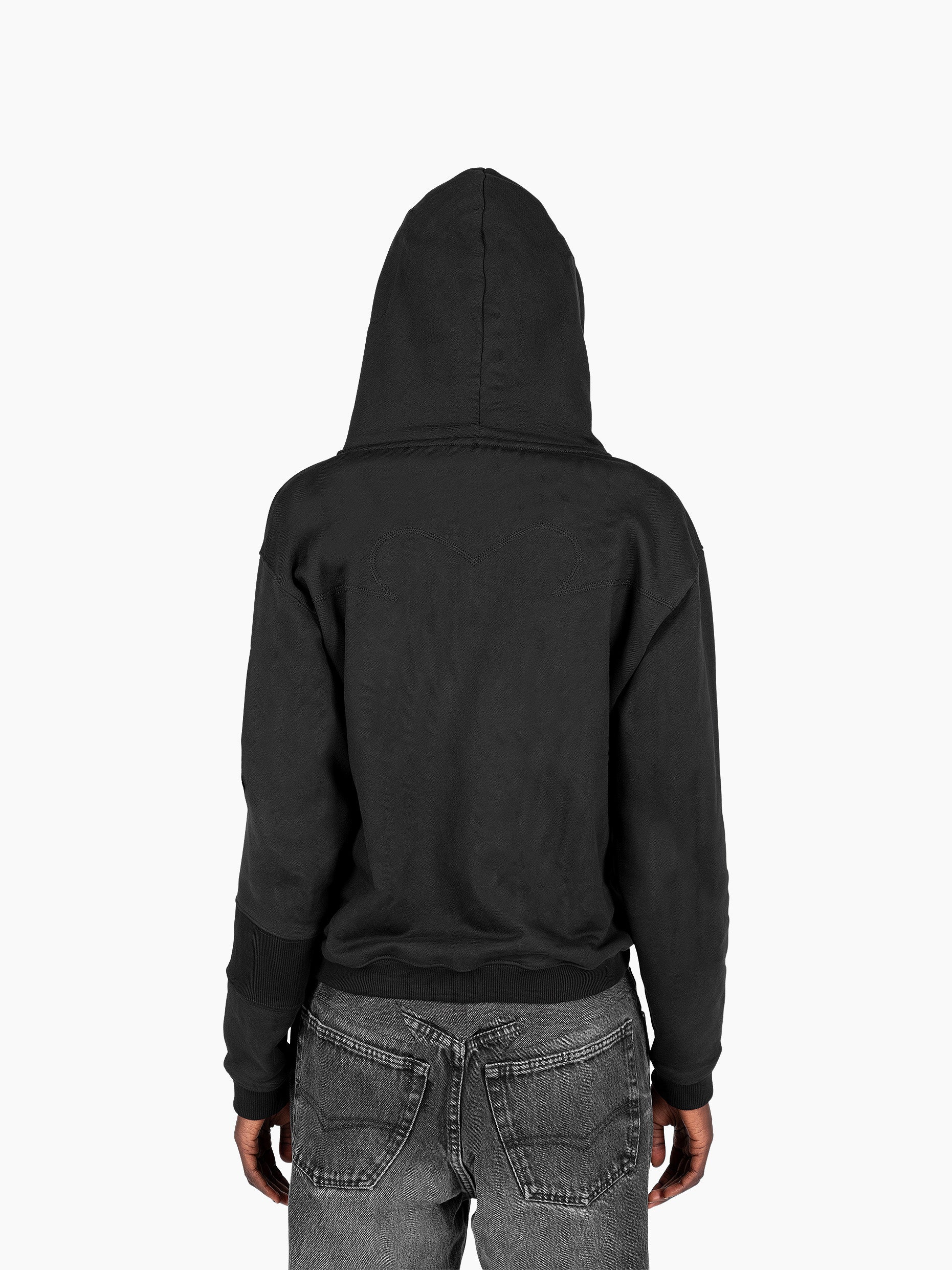 トップス VAIN ZIP HOODIE BLACK NUBIAN VAIN Zip Hoodie Black