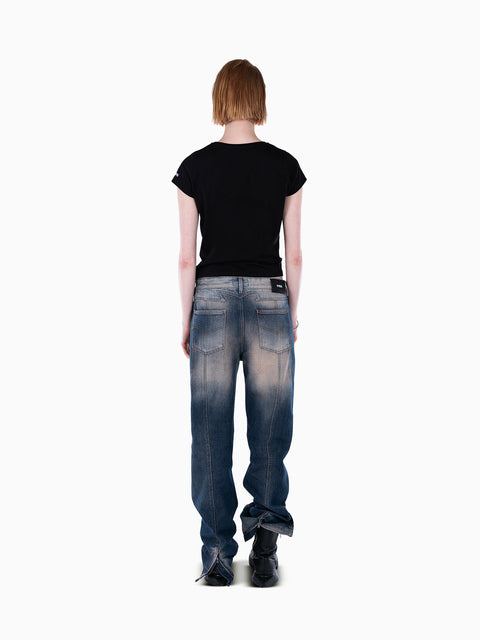 VAIN Stay lost in Pain Fitted T-Shirt