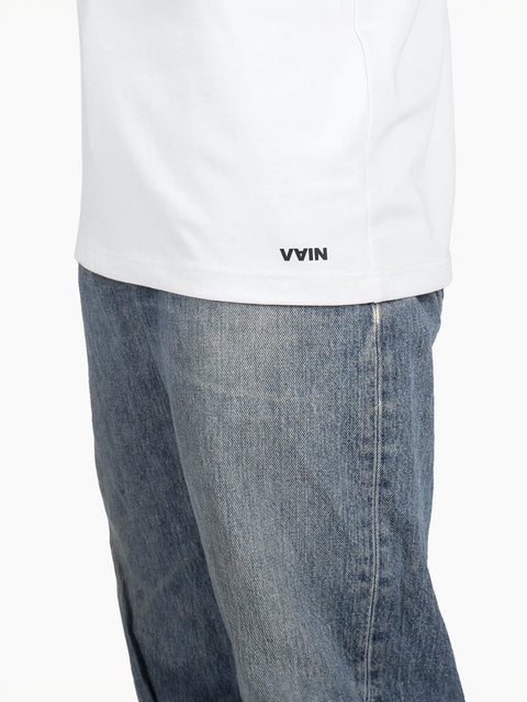 VAIN Small logo T-shirt White - VAIN VAIN S