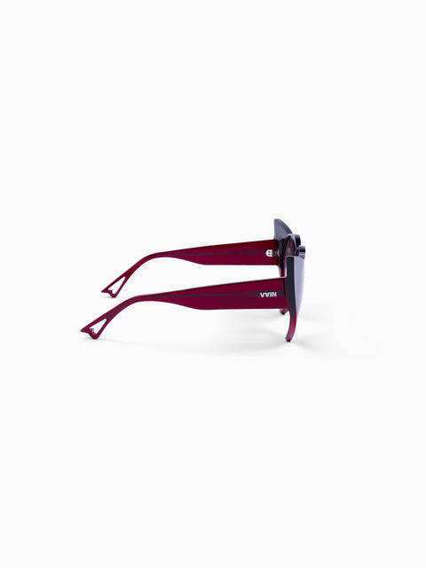 VAIN Heart Sunglasses Red
