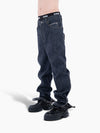 VAIN Double Waist Jeans Blue