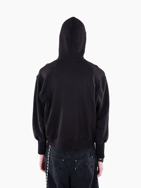 VAIN Distressed Hoodie Black