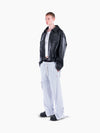 VAIN Leather Bomber Jacket
